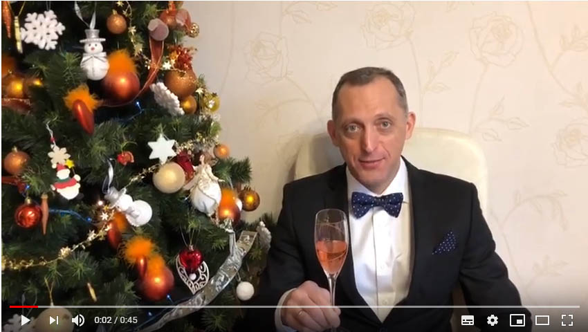 салон СИГАРЫ И ВИСКИ  и Игорь Глозман — поздравляет Вас с Новым Годом 2019!