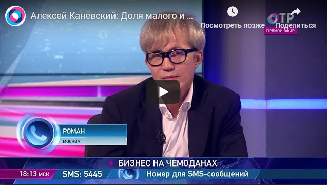 Алексей Каневский телеинтервью о российском бизнесе